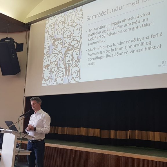 Frá íbúafundi í Skjólbrekku 20. júní 2019