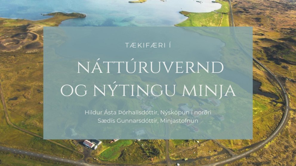Opið hús hjá Nýsköpun í Norðri - Tækifæri í náttúruvernd og nýtingu minja, kynningar.