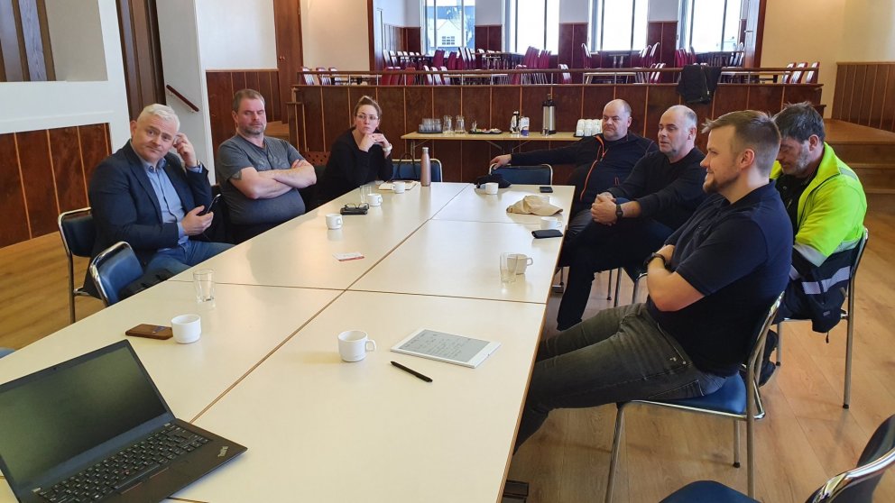 Frá fundi starfshóps um fasteignir, mannvirki, veitur og önnur b-hluta fyrirtæki sem haldinn var í S…