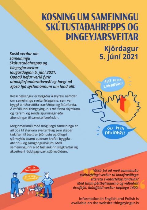 Bæklingur um kosningu um sameiningu er á leiðinni heim til þín!