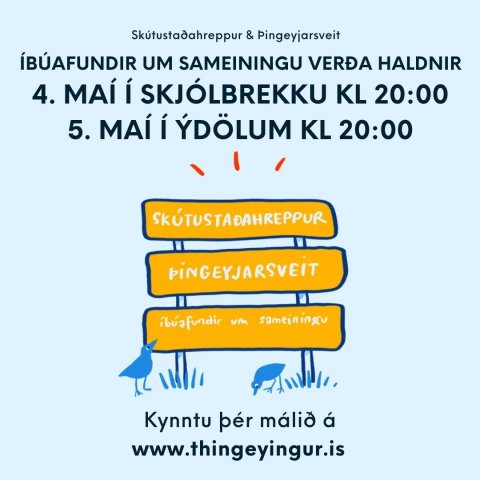 ÍBÚAFUNDUR 5. MAÍ Í ÝDÖLUM - HORFÐU HÉR!